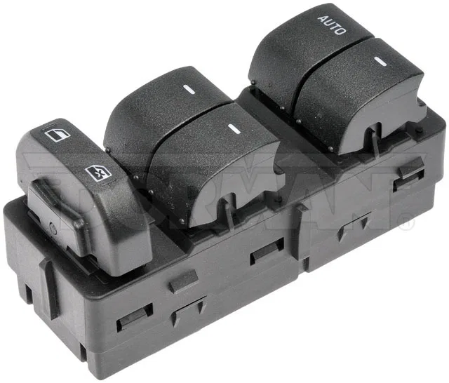 901-208 – DORMAN Power Window Switch, OE Replacement 5 Button Black Single Boxed